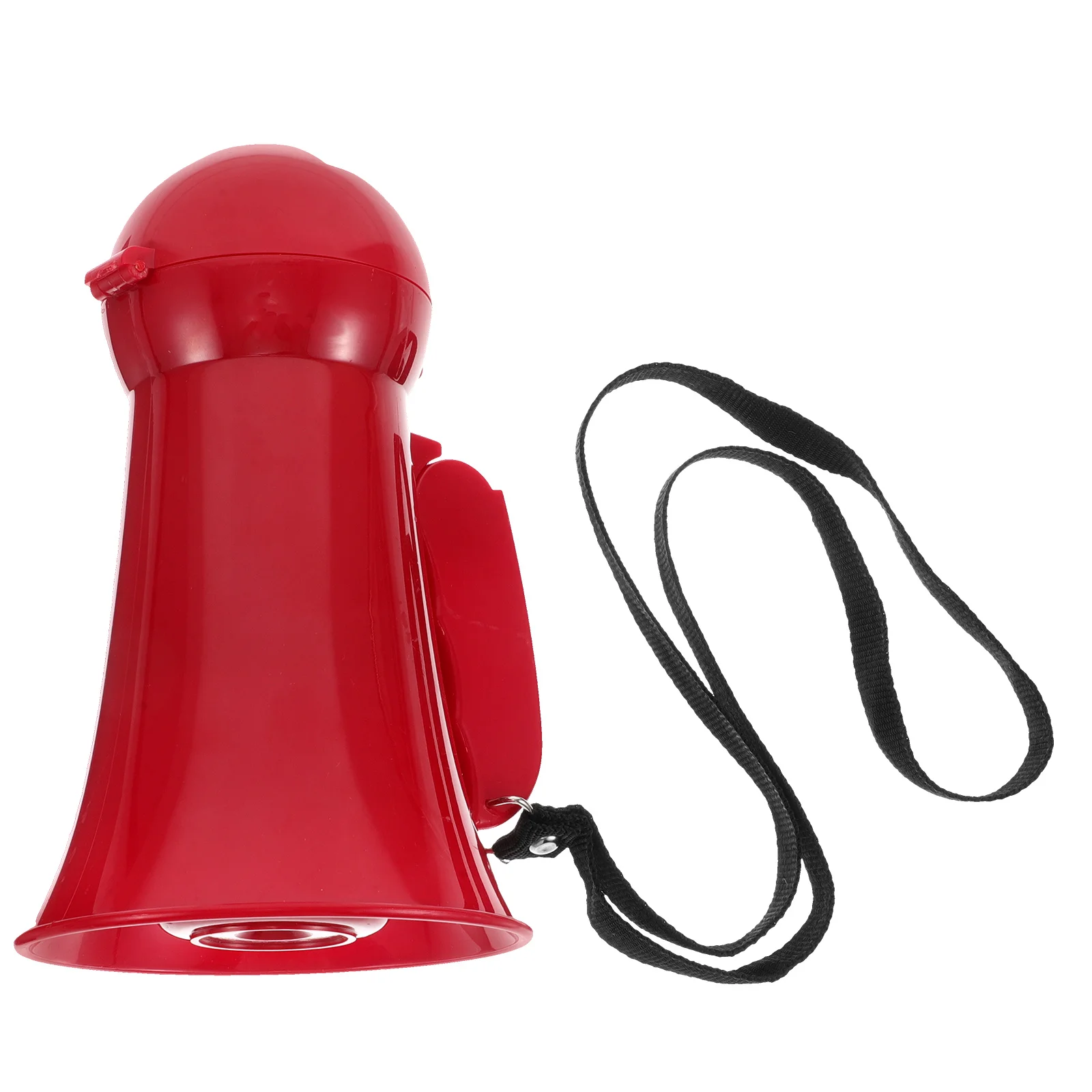 Megáfono de boda rojo de plástico, trompeta de beso fuerte, megáfono eléctrico, Mini altavoz portátil, juguete de fiesta para padrinos de boda, amplificador de sonido