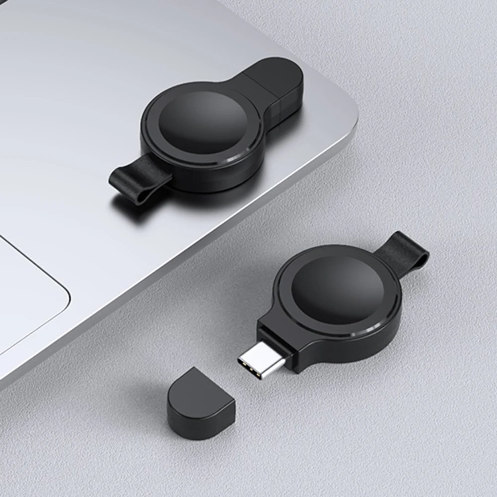 Magnetic Wireless Charger Mini Portable Charger Charging Dock Station Watch Charger for Apple Watch 8 7 6 5 4 3 2 1 SE