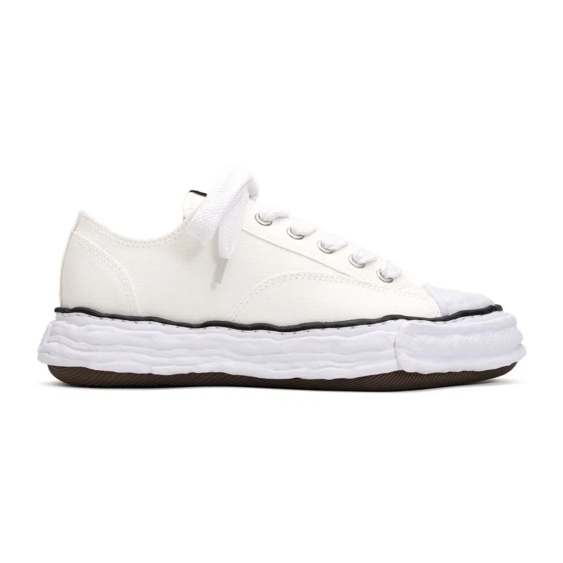 Maison MIHARA YASUHIRO MMY PETERSON23 OG Sole Canvas Low-top Sneaker Homens Mulheres Designer Casual Running Shoes Preto Branco Vermelho Cinza