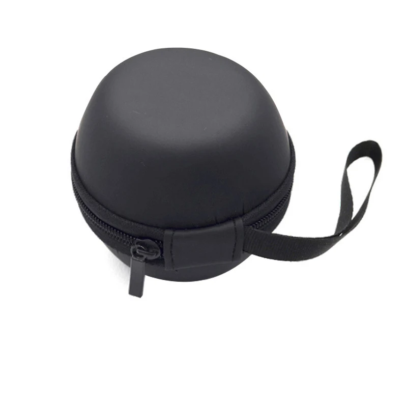 1Pc EVA Small Wrist Gyro Grip Ball Storage Bag Black Zip Headphone Case 8*8*8CM New