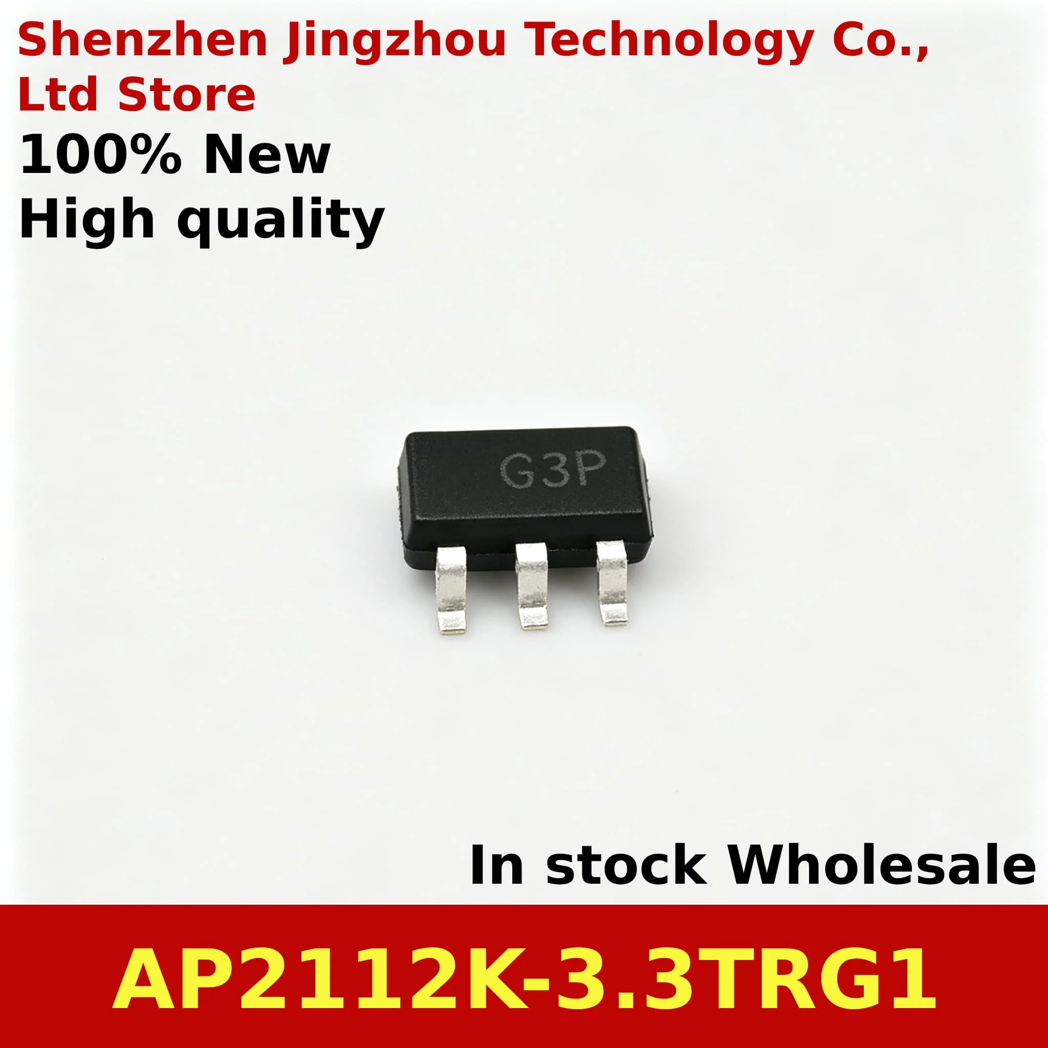 (10/100PCS) 100% New AP2112K-3.3TRG1 AP2112K-3.3 AP2112K SOT-23-5 Chip In Stock