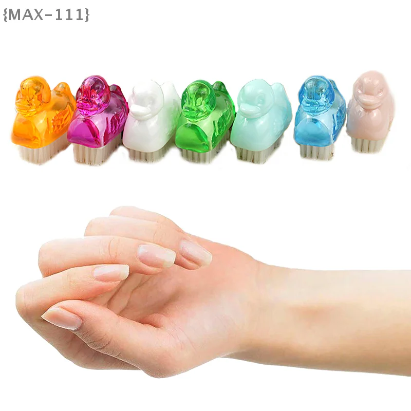 

【F2-MAX111】Animal Nail Brush Manicure Pedicure Tool - Soft Remove Dust Plastic Cleaning Nail Brushes File Collar Brush Salon Set