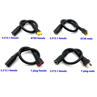 XT30 XT60 Plug Female to DC 5.5*2.1mm 5.5*2.5mm Connector Battery Charging Adapter Cable Silicone Wire for RC Battery Charger