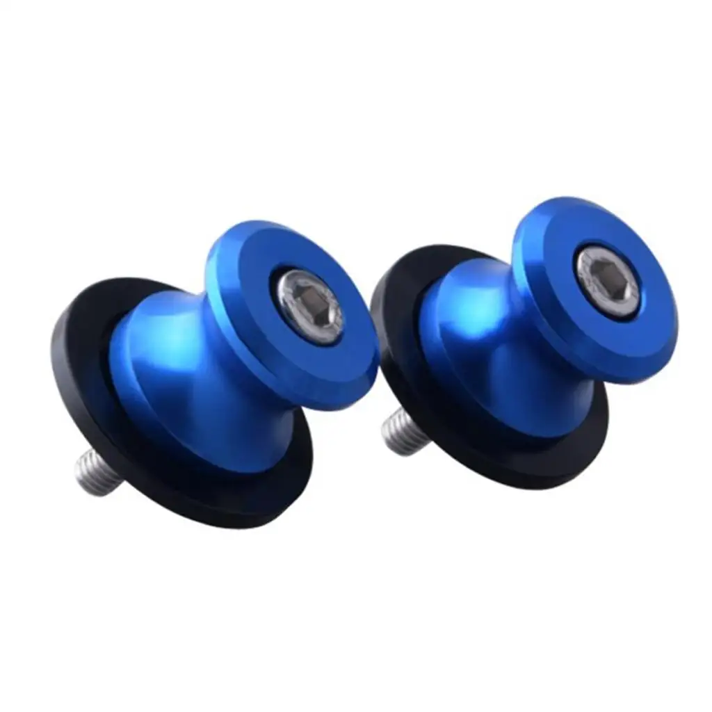 2-4pack Universal Frame Stand Screw Swing Arm Spools Slider M6 Blue