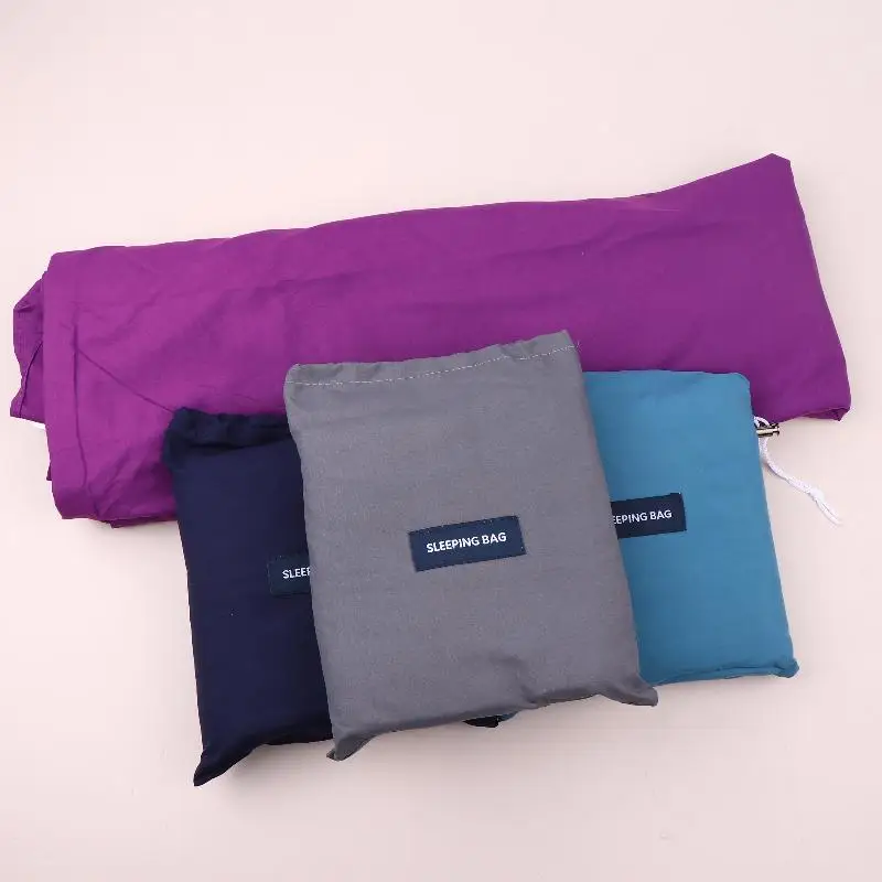 115*210 ซม.น้ําหนักเบาถุงนอนLinerถุงนอนกลางแจ้งCampingโรงแรมแผ่นเดินทางCamping Mat Campingอุปกรณ์