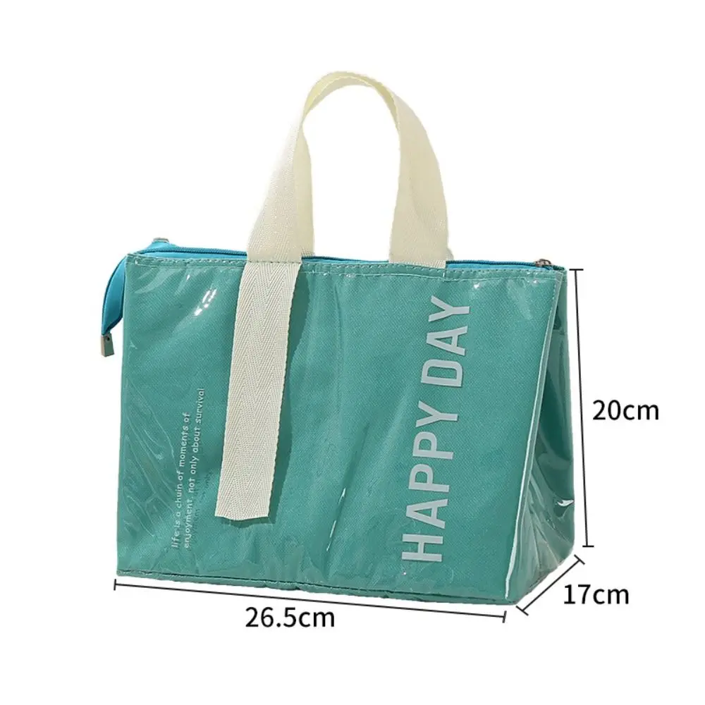 

Large Capacity Picnic Bag Large Opening Design Cold Insulation Food Storage Bag Thickened Heat Preservation Lunch Box Bag School
