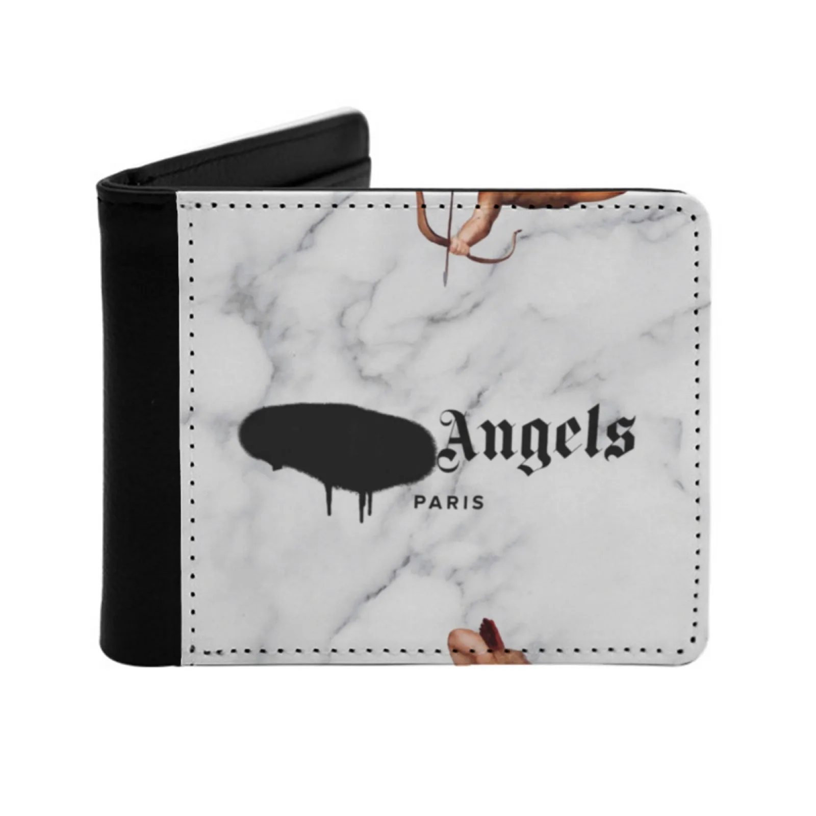 

Marble Personalized Men's Leather Wallet Card Money Bag Pu Leather Wallet Angels Los Angeles Case Case The Personalized Print