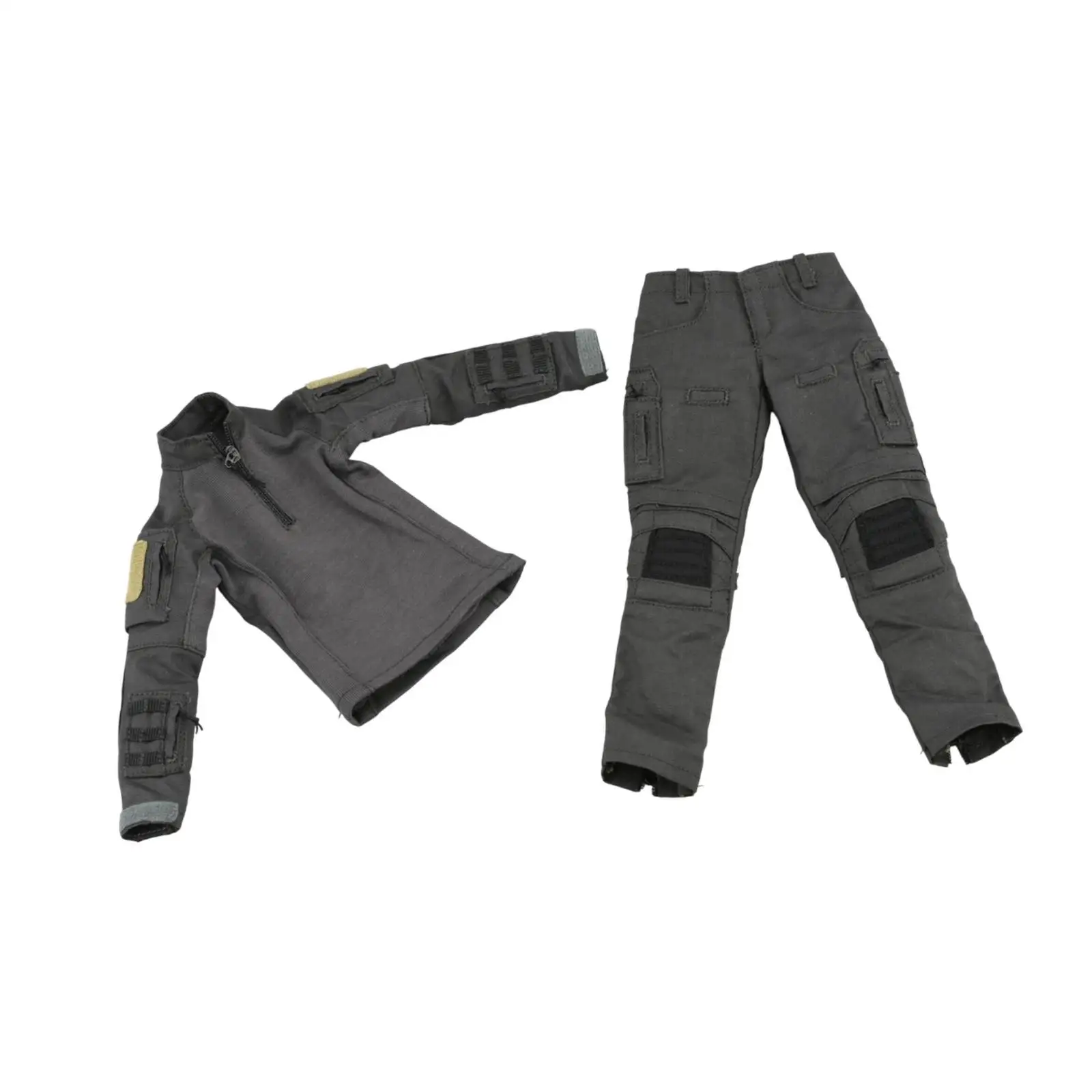 

1/6 Scale Miniature Doll Figure Jacket and Pants Doll Figure Costume for 12inch Collectable Action Doll Dress up Body Accessory