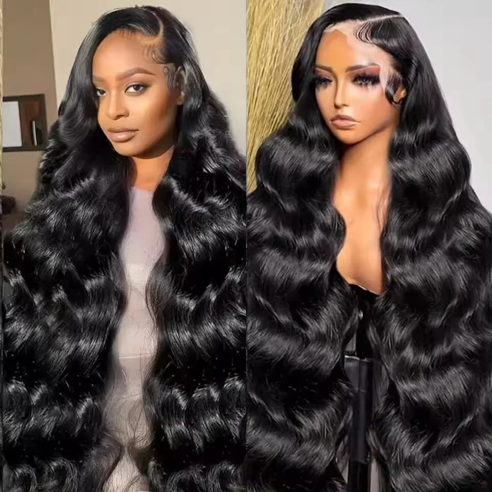 

Bling Hair 13x6 Lace Frontal Body Wave Wigs Human Hair Brazilian 13x4 HD Lace Front Wigs 200 Density Wigs For Women