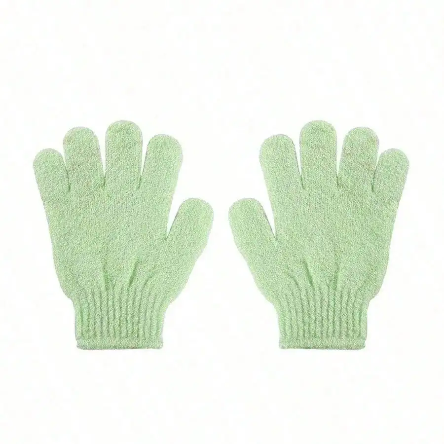 

Отшелушивающие перчатки для душа, двусторонние текстурированные перчатки для очищения тела