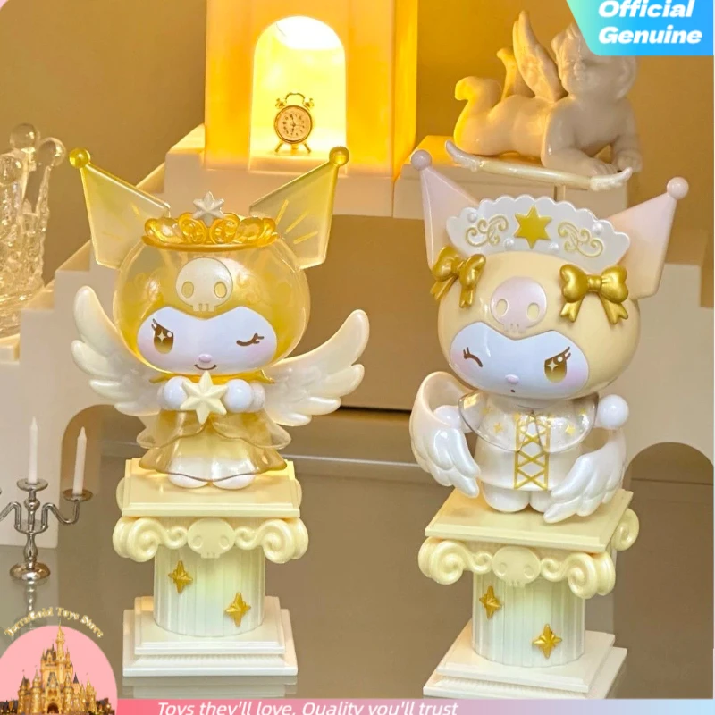 

Новая коллекционная фигурка Toptoy Sanrio Kuromi Angel Series Golden Kuromi в закрытой упаковке, украшение для комнаты, модель для коллекции, игрушка, подарок для детей