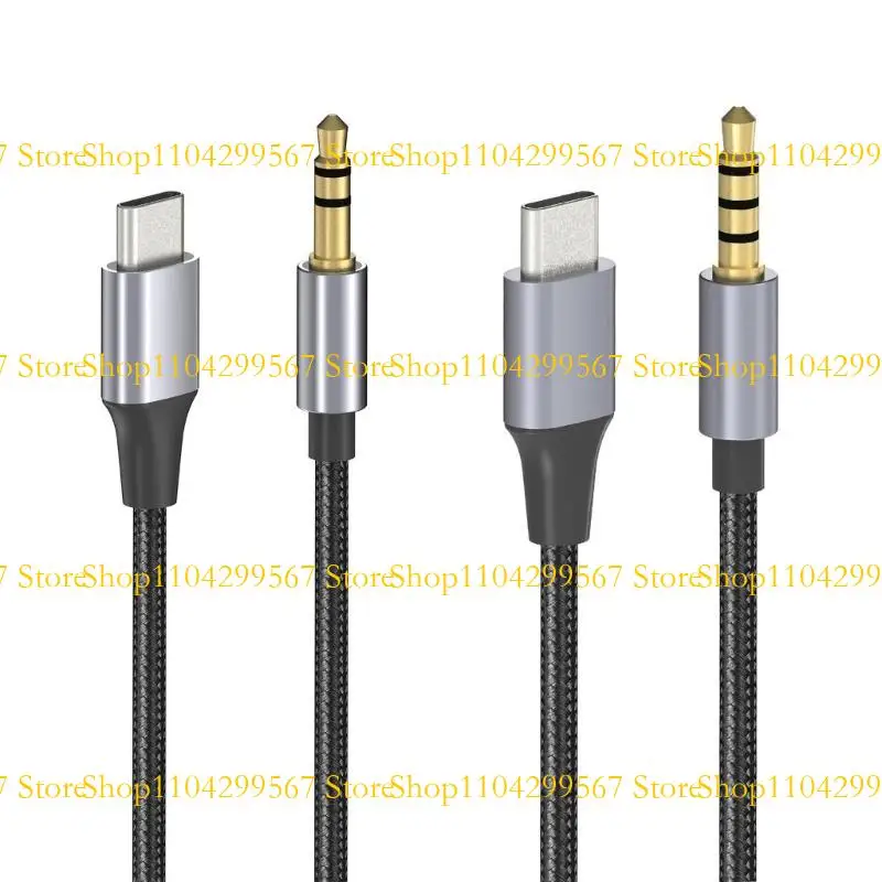

CS1W Reliable AUX Wire Sound Transmission Line Type C to 3.5mm Adapters Cable Cord