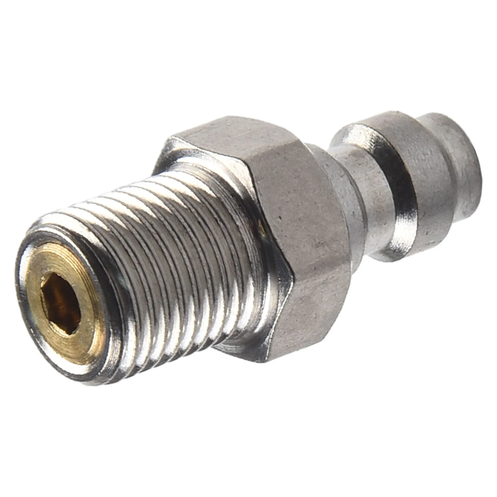 High Quality Industry Outdoor Home Connect Valve Connector 1pc 8mm M10*1 PCP Filling Joint Stainless Steel + Copper