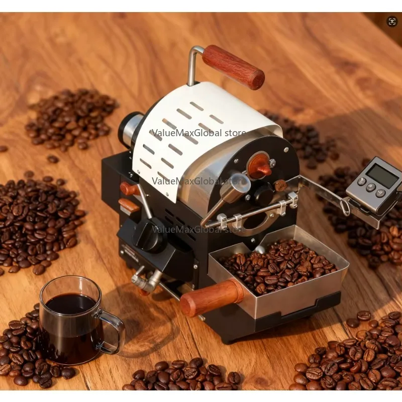 Professional Manual Portable Coffee Bean Roaster Household Kitchen Outdoor Camping Picnic Snack with Handle China Supplier