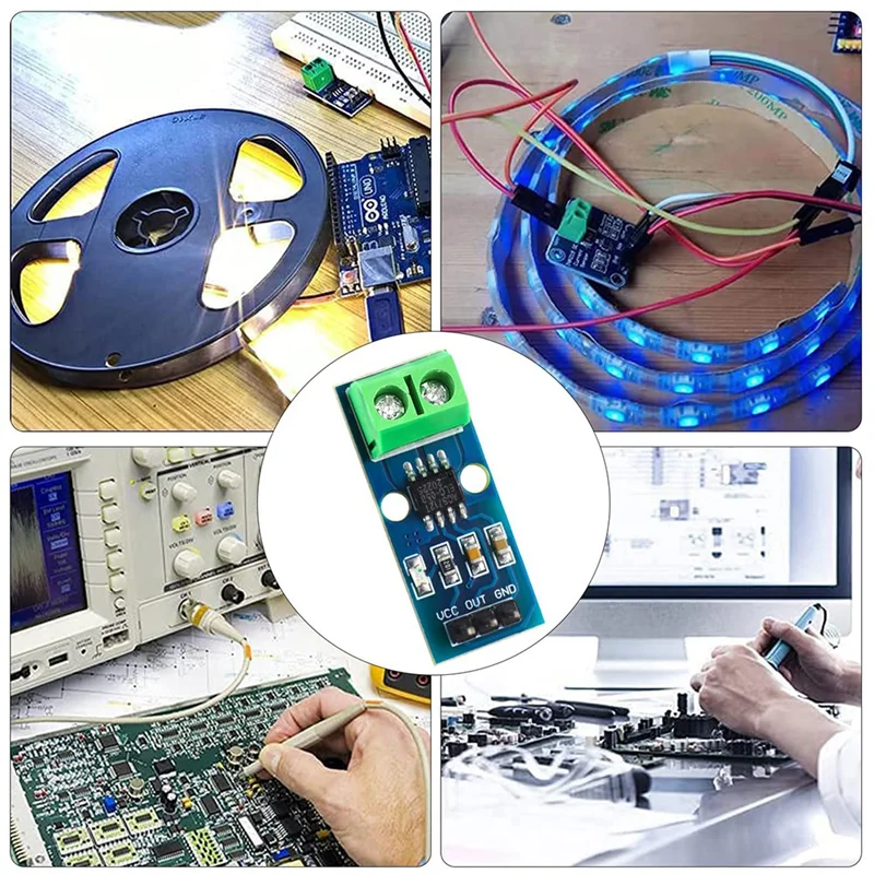 5A Range Current Sensor Board Power Sensor Board ACS712 Module Power Sensor Board-T44C