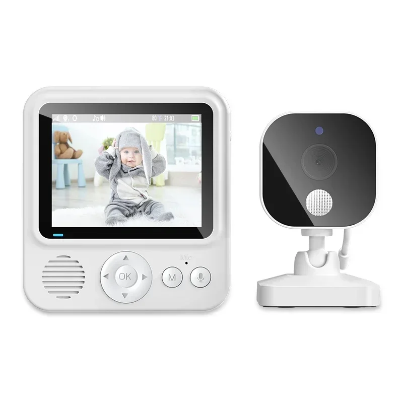 720P HD  Cry Detection Temperature Detection and Alarm 1080P Baby  with Camera