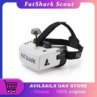 FatShark Scout FPV Goggles 4 Inch HD Screen 1136x640 with Built-in DVR Battery for RC Drone