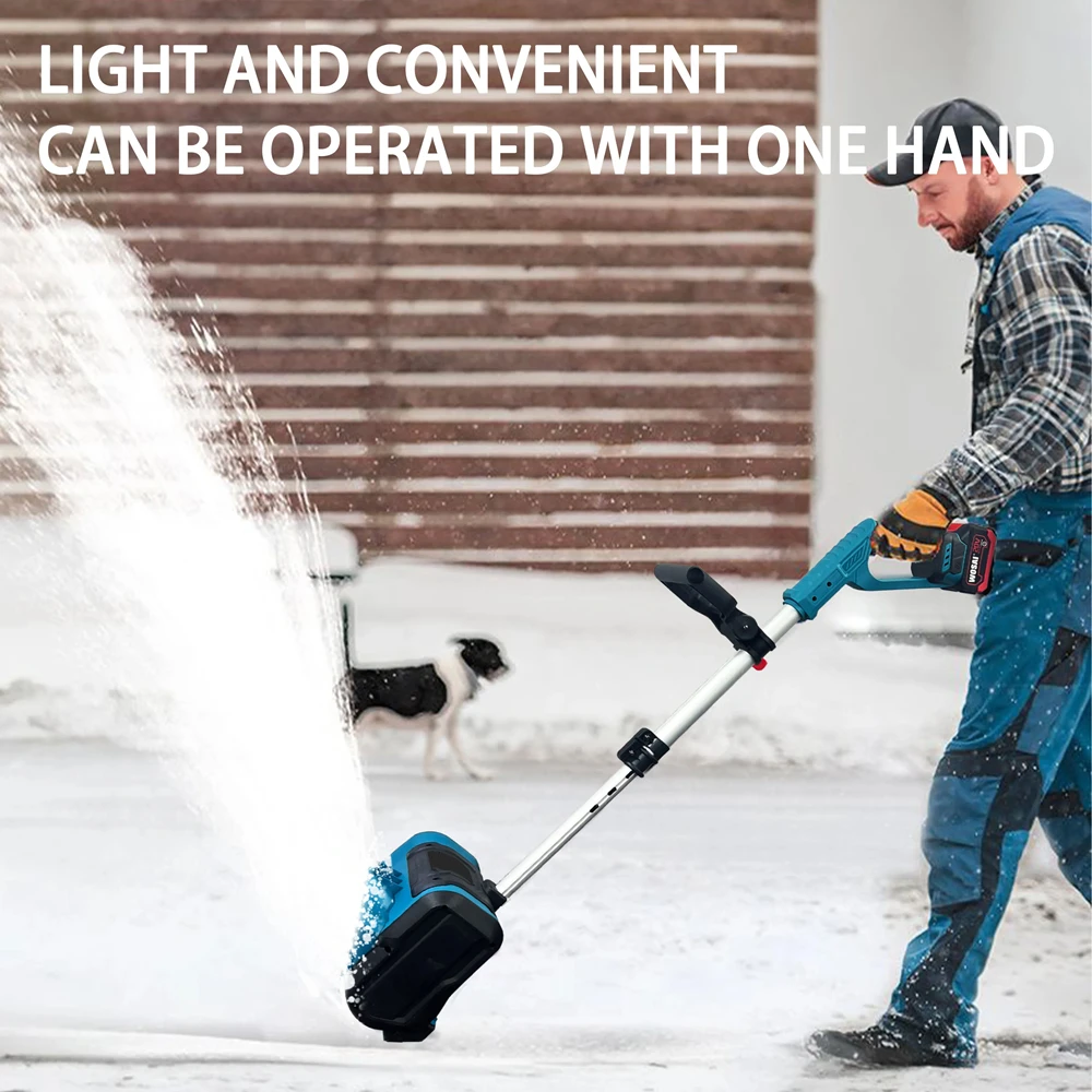 New Winter Cordless Electric Snowplow Lithium Electric Snow Sweeper Cordless Snow Shovel courtyard Street For Makita Battery