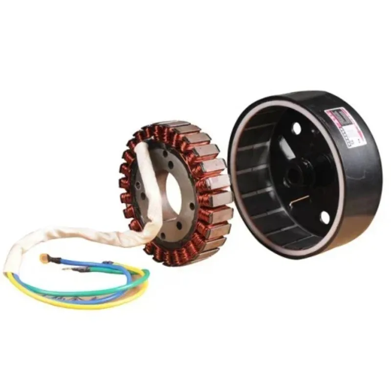 3000W 4000W 5000W Electric Car oline Extender Generator Stator Pole Coil 27 Copper Rotor Temperature 48V to 72V Car Battery