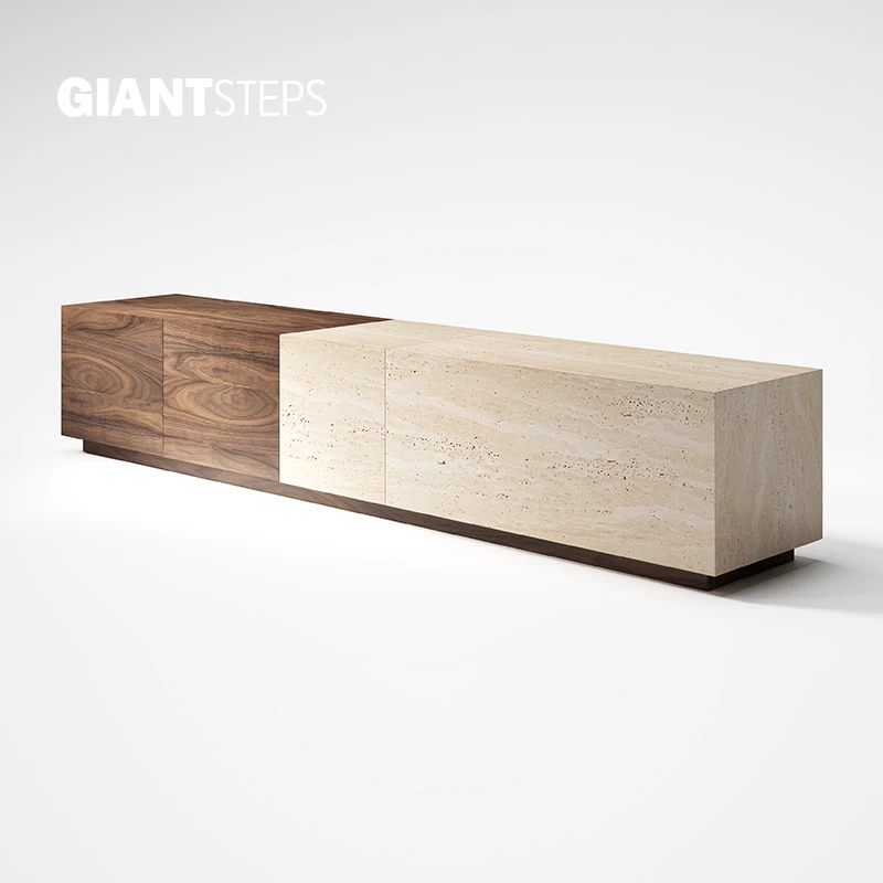 دعم وحدة التلفزيون الجدارية لأرائك غرفة المعيشة، حامل تلفزيون الغرفة المتنقلة، أثاث مكان الحريق، حامل تلفزيون مع مدفأة كهربائية #4