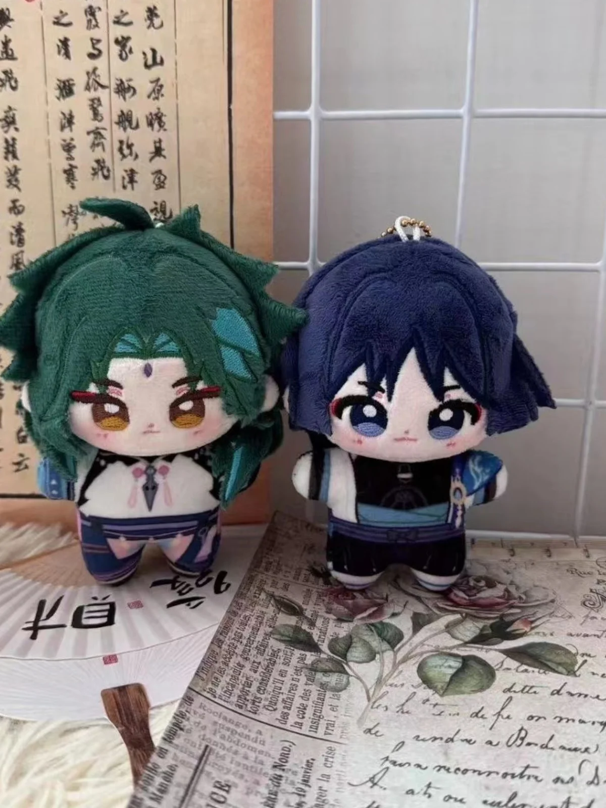 Animação 10cm jogo de pelúcia genshin lmpact wenti kaedehara kazuha scaramouche wandere xiao algodão boneca crianças bonito presente brinquedos