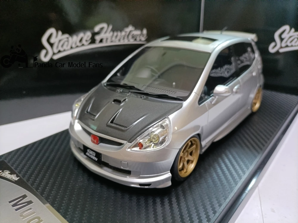 Stance Hunters 1 18 Unlimited Honda Fit Modified Car Model Mugen Honda Jazz Gift Furniture Collection