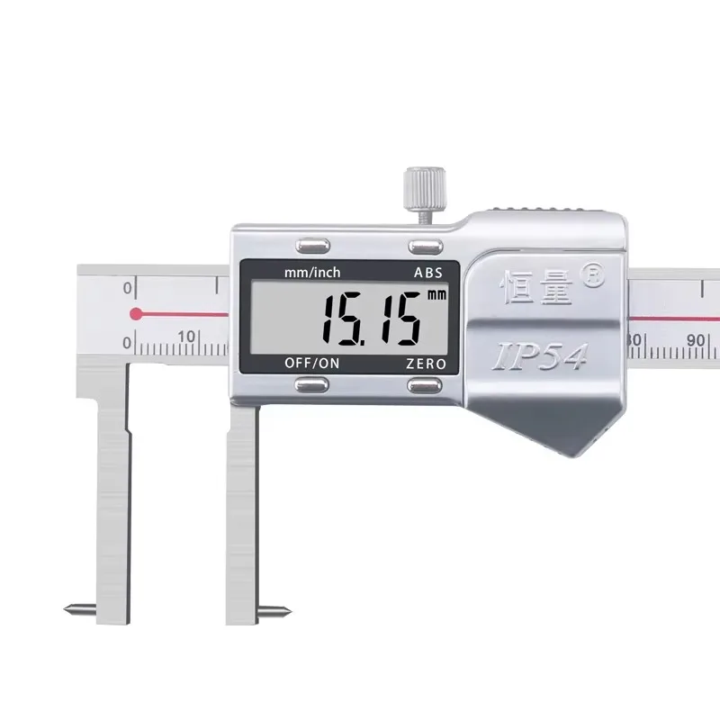 0.01mm High Precision Stainless Steel Digital Vernier Caliper with Inner Tip for Inner and Outer Diameter Accurate Measurement