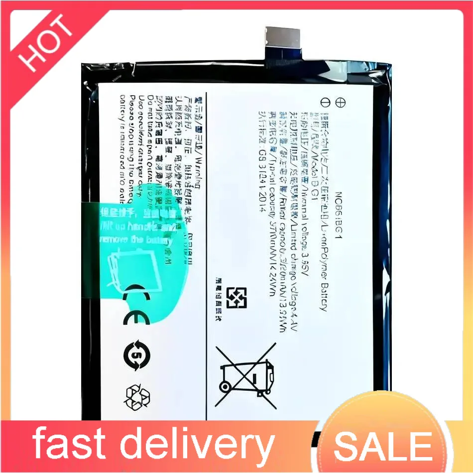 

Durable B-G1 For Vivo S1 Pro V15 Mobile Phone Battery Good Low-Temperature Performance 3700Mah