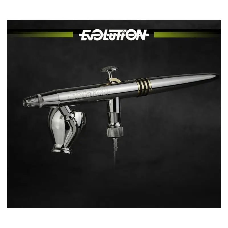 Harder & Steenbeck Aerografo Airbrush 123013 Evolution Saugsystem X Two in One 0.4mm+0.6mm 5ml