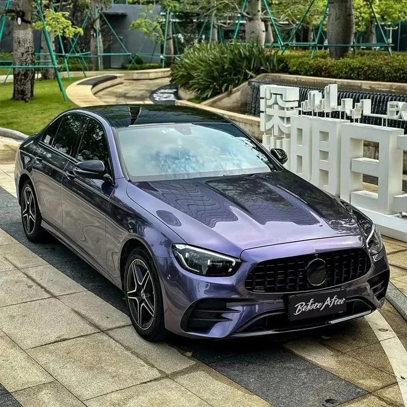 High Quality Metallic PET Violet Self Adhesive Car Wrap Film Vehicle Body Color Change Sticker
