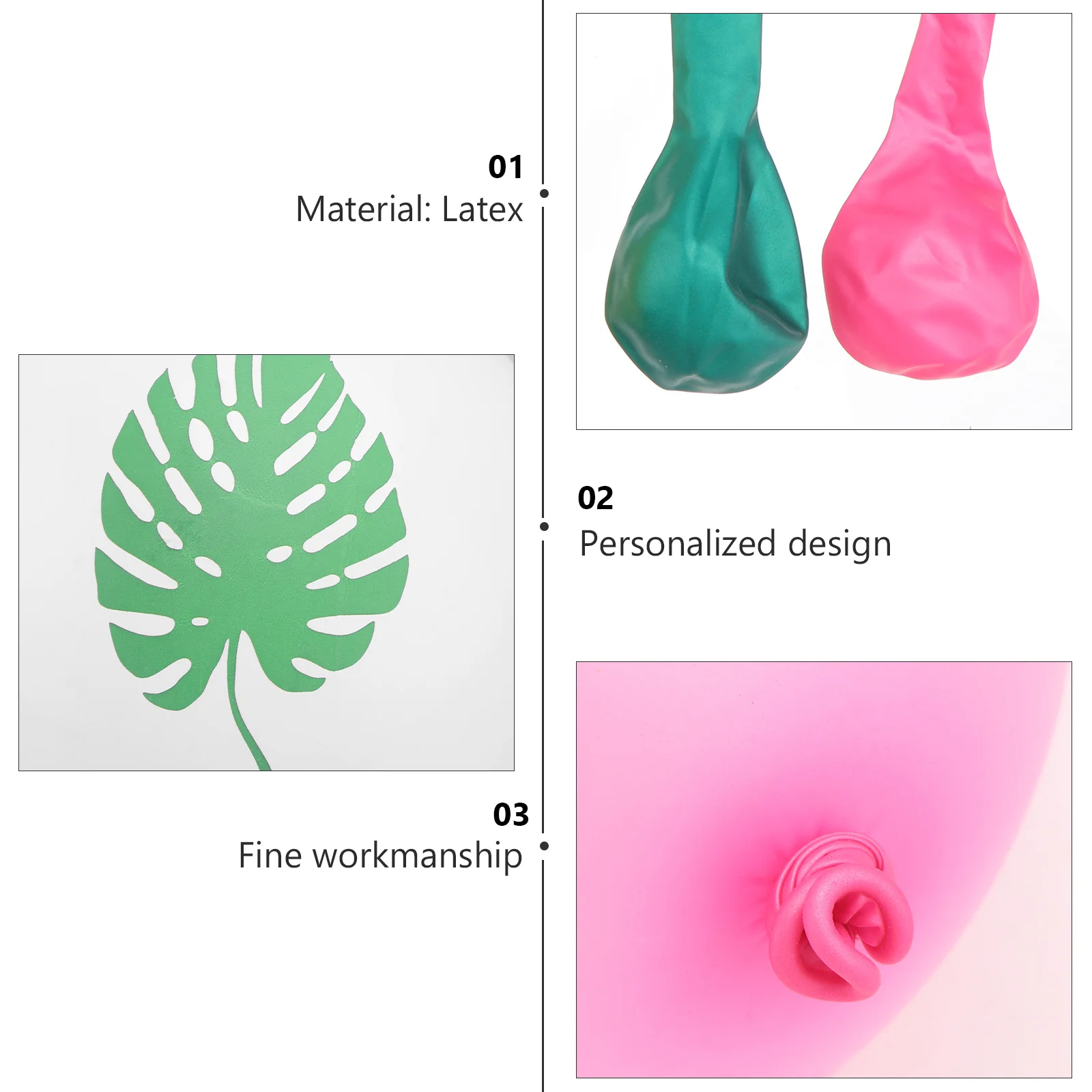 

46Pcs Latex Balloons Hawaiian Tropical Party Decorative Balloon Set Kit for Wedding Birthday Baby Festival Balloon Set