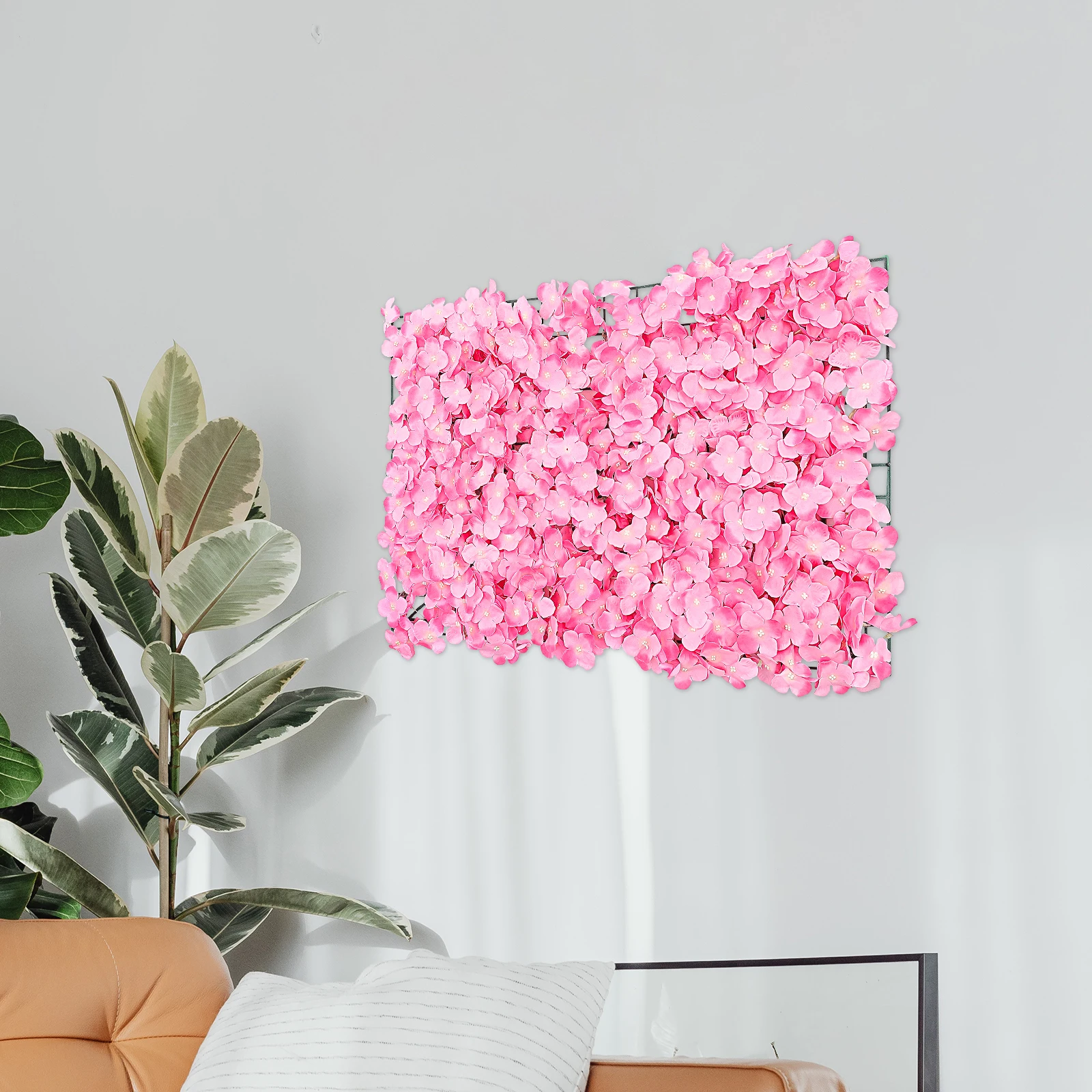 

Simulated Hydrangea Artificial Flowers Decorative Decorative Flower Wall Wall Backdrop Panel Floral Decoration For Wedding Party