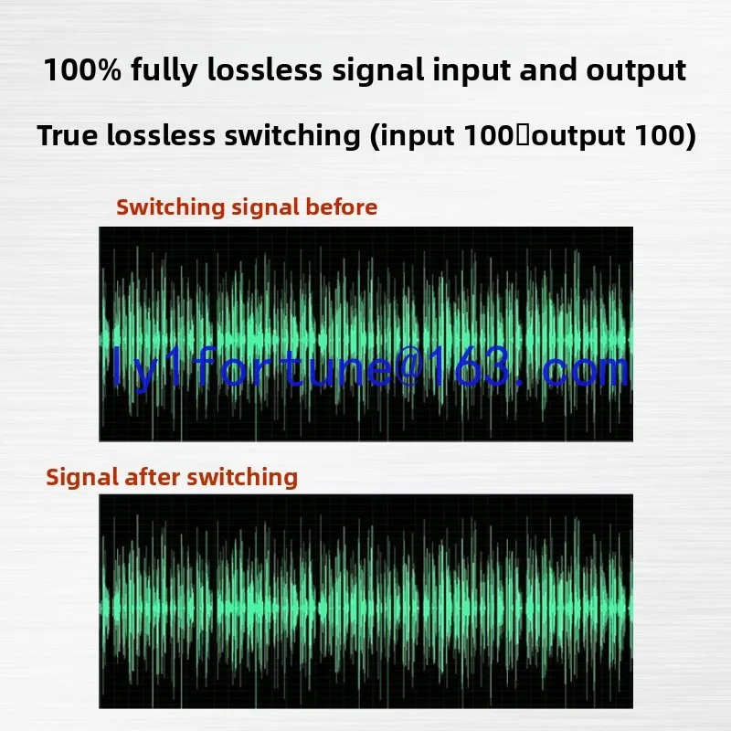 Audio switcher 4 in 1 out  Huanling z1 audio signal multi-input and output lossless converter