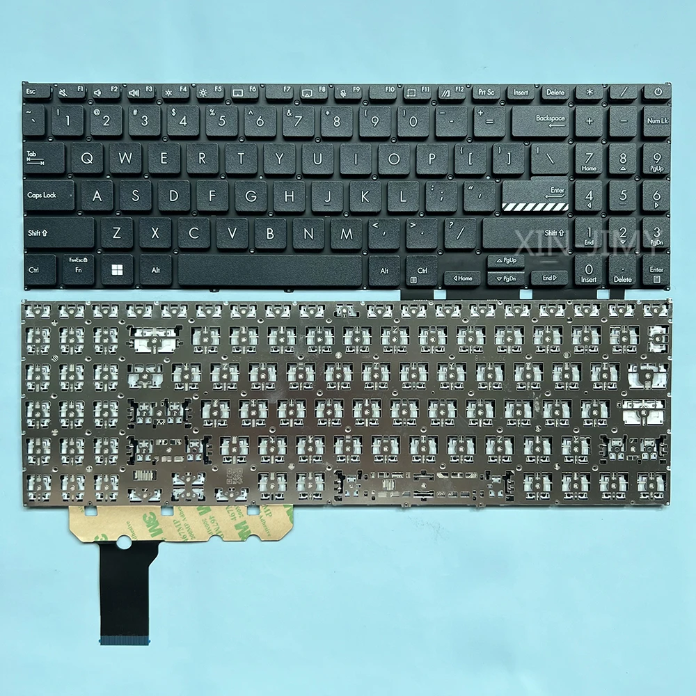 Imagem -03 - Teclado K3605 us Russo para Asus Vivobook K3605zv K3605vc K3504 M3504 S3504 M3605 K3504va S3504y E1504 E1504fa X1504