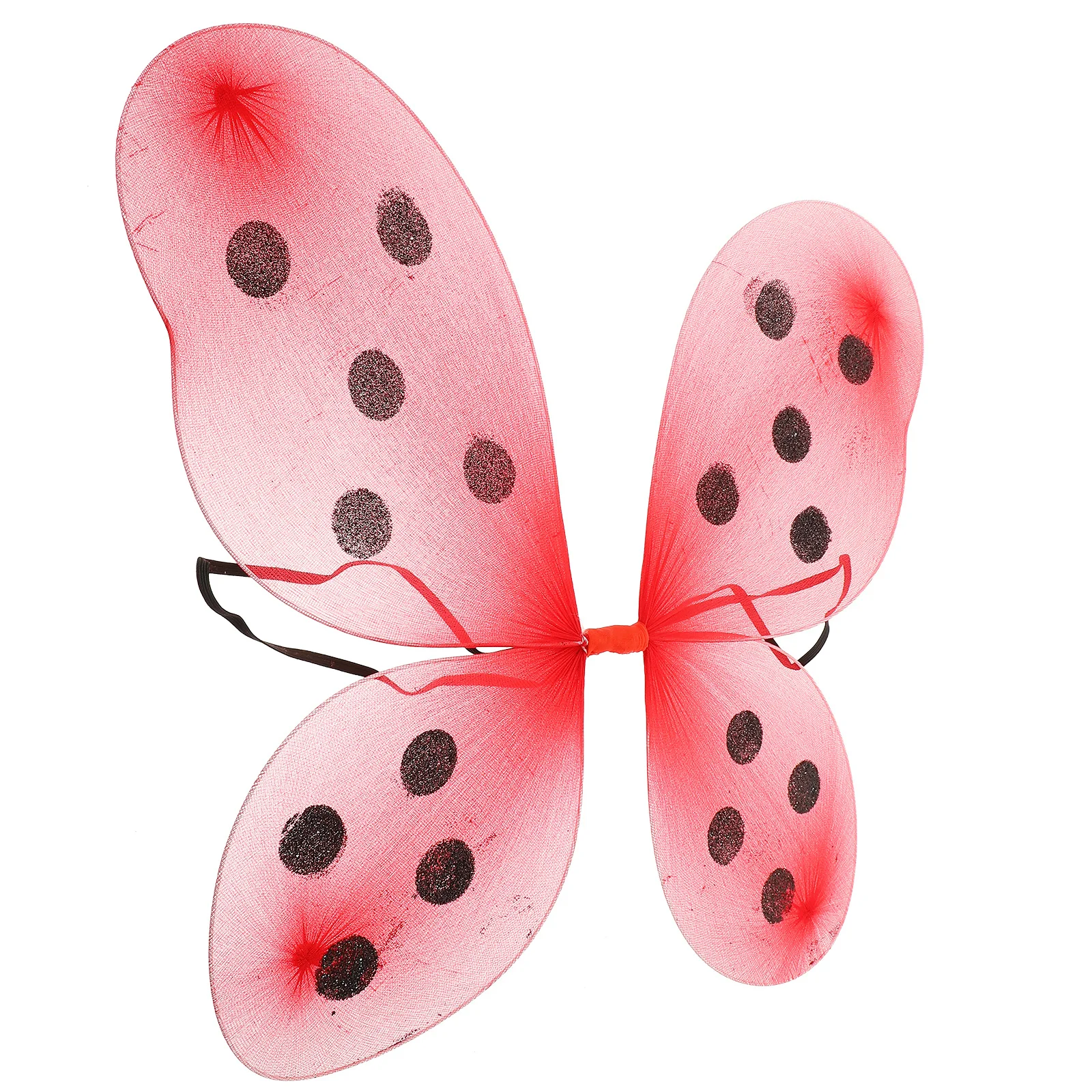Ladybug Wings Cosplay Prop Lightweight Comfortable Premium Material for Girls Dress Up Performance Party Ladybug Costume Wing