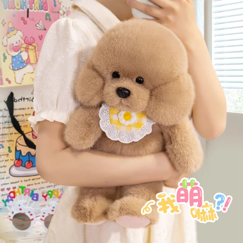 33/39 centimetri Kawaii Labrador Cane Peluche Creativo Animale Cucciolo Bambole con Salopette Farcito Peluche per I Bambini Regalo Di Compleanno