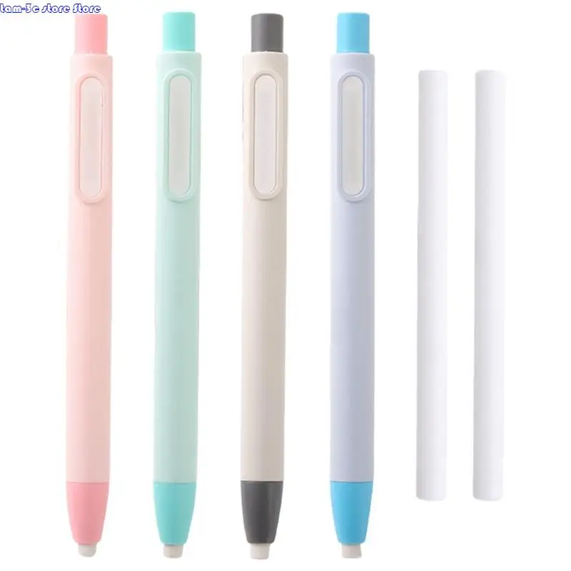D0ua stylo stylo rétractable Eraser Press Action Eraser Easer Erasing Rubber Eraser pour élève