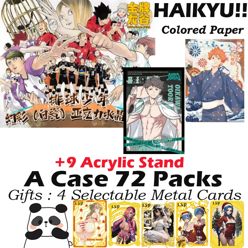 New Haiyku!! Card Colored Card Hobby Anime Collection Board CCG Game CCG Rare Card Kids Toy Booster Box Birthday Gifts