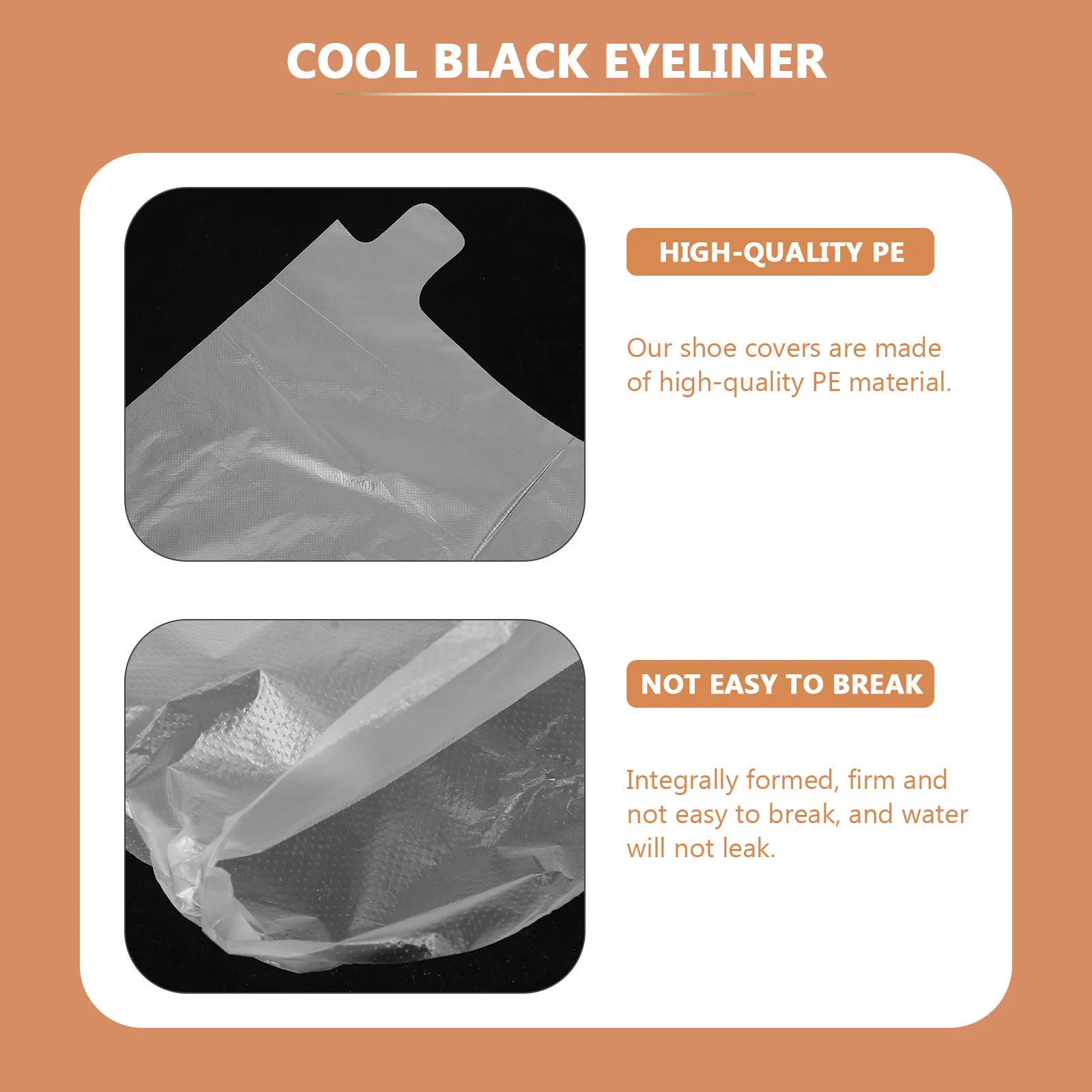 200Pcs Transparent Foot Covers Disposable Moisturizing Shoe Covers for Dry Cracked Feet Foot Care Home Salon Use Waterproof