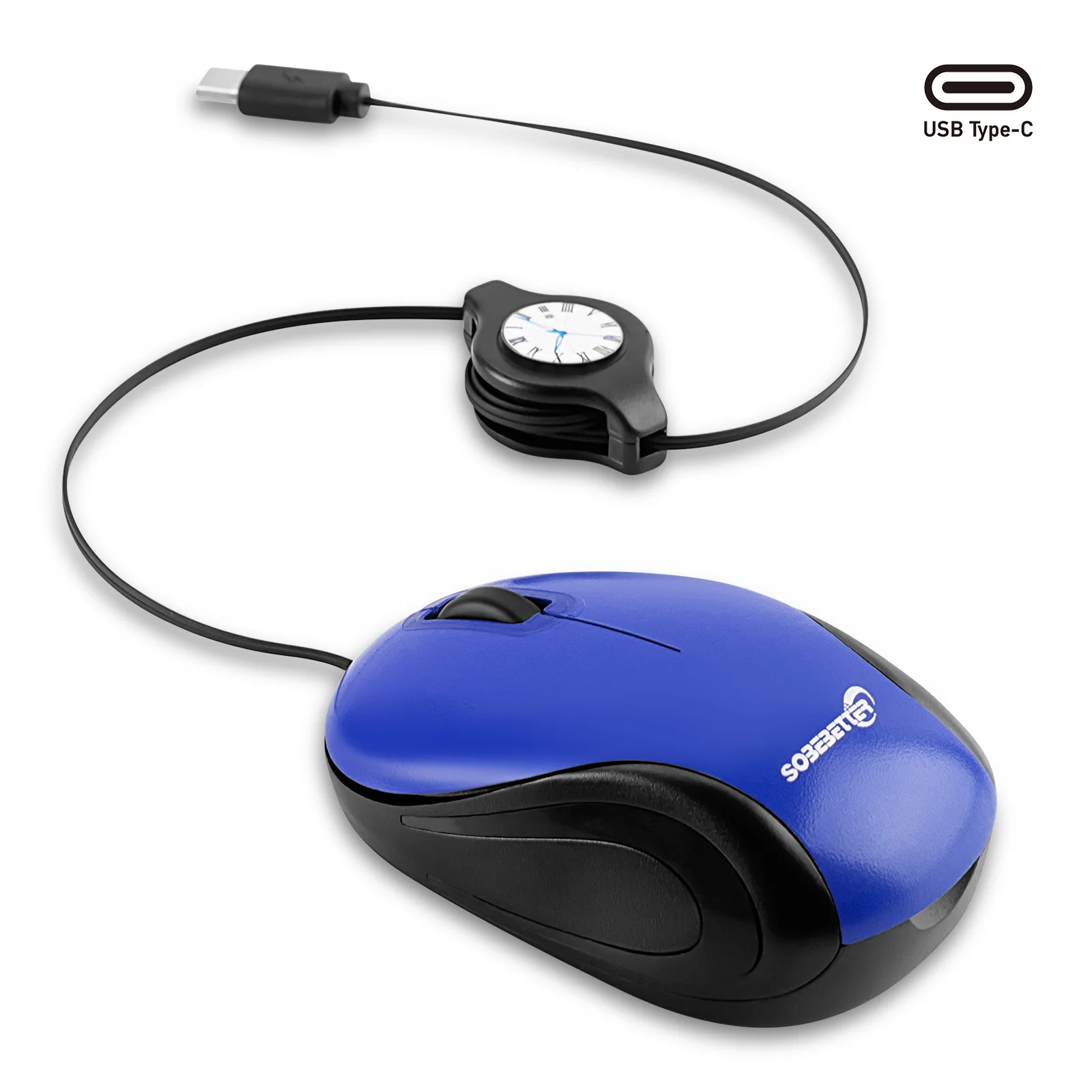 

Mute Type C usb children's gift Portable Ultralight wired mouse for laptop tablet