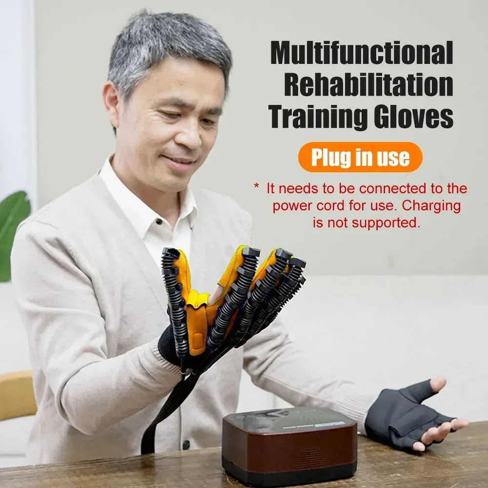 Hand Rehabilitation Robot Gloves Trainning glove Equipment for Stroke Hemiplegia Hand Function Recovery Finger Trainer Device