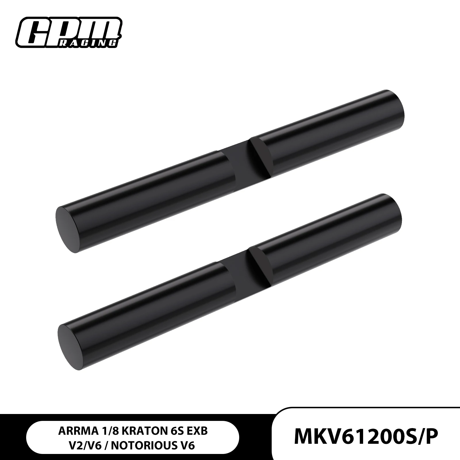 

4140 CARBON STEEL CROSS SHAFTS FOR 29MM DIFF CASE FOR ARRMA 1/8 KRATON 6S EXB V2 V6 / NOTORIOUS 6S V6 / OUTCAST 6S / 1/7 MOJAVE