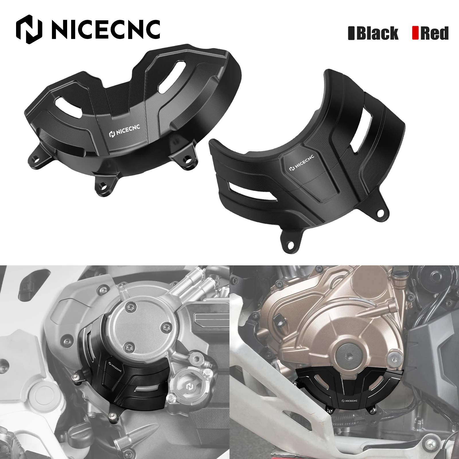 For 2020-26 Honda CRF1100L Africa Twin Adventure Sports DCT/Africa Twin DCT Left Right Side Cover Clutch Cover Motor Cover Guard