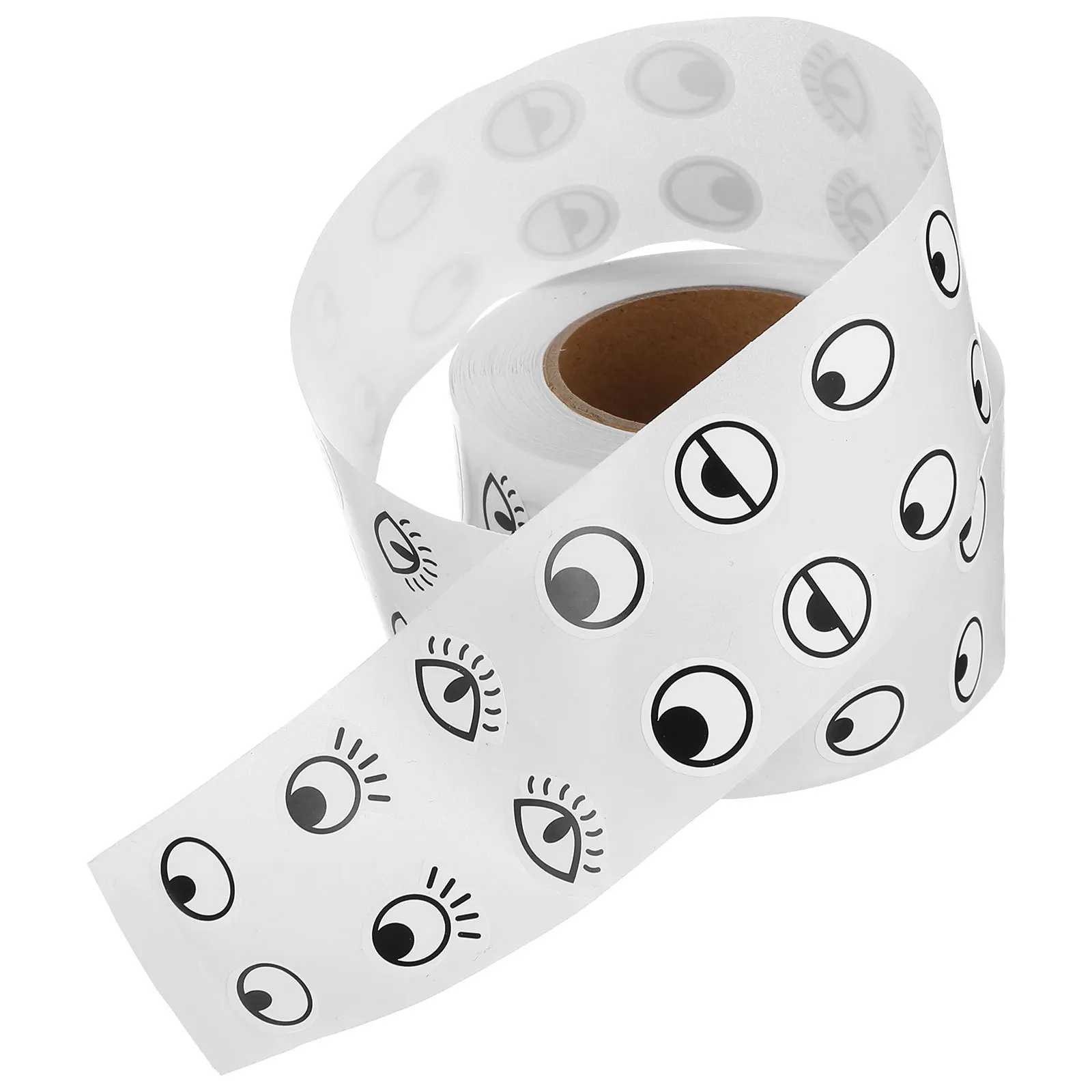 

1 Roll Self Adhesive Cartoon Eye Stickers Cute Decals for Crafts Scrapbooks DIY Projects Unique Eye Stickers Sticker Eyes