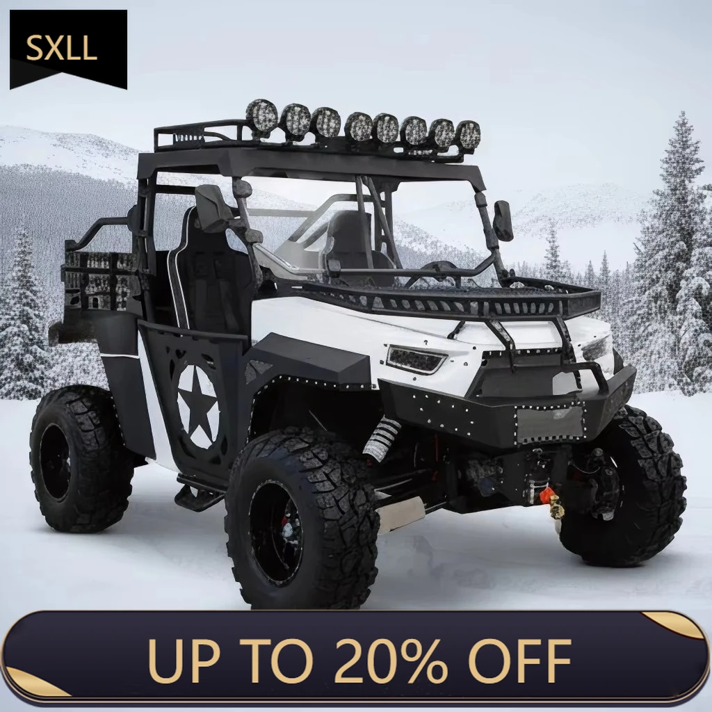 

SXLL Powerful four-wheel drive utility vehicle: axle-drive four-stroke engine with all-terrain suspension