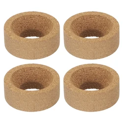 Suporte de cortiça, suporte de suporte, fundo redondo, almofada para 50ml-250ml, 80mm de diâmetro, 4pcs