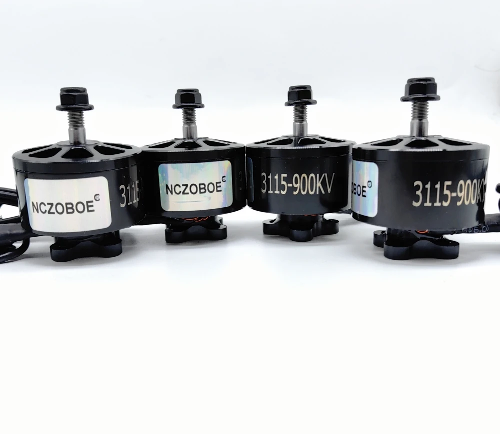 

Бесколлекторный двигатель NCZOBOE 3115 900KV 3-6S для 10-дюймовых FPV-дронов дальнего радиуса действия, гоночных FPV-дронов и квадрокоптеров для фристайла
