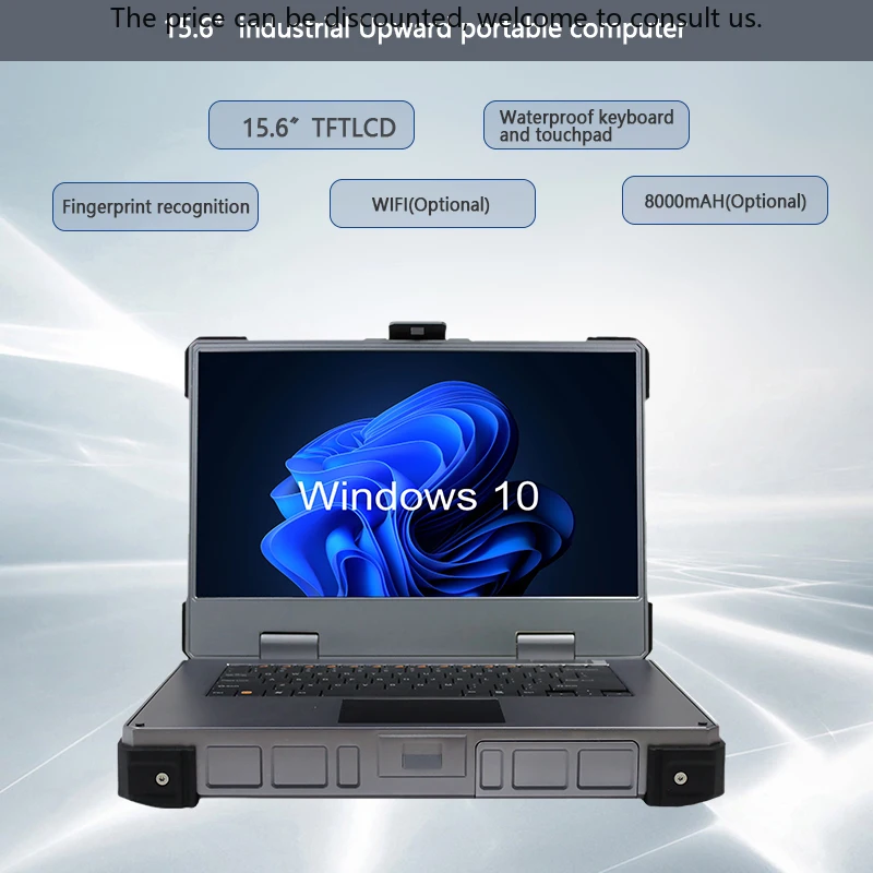 Computadora industrial AI-Allied de 15,6 pulgadas TFT LCD resolución de 1920 X 1080 compatible con CPU serie Intel Core I3/i5/i7 diseño todo en uno