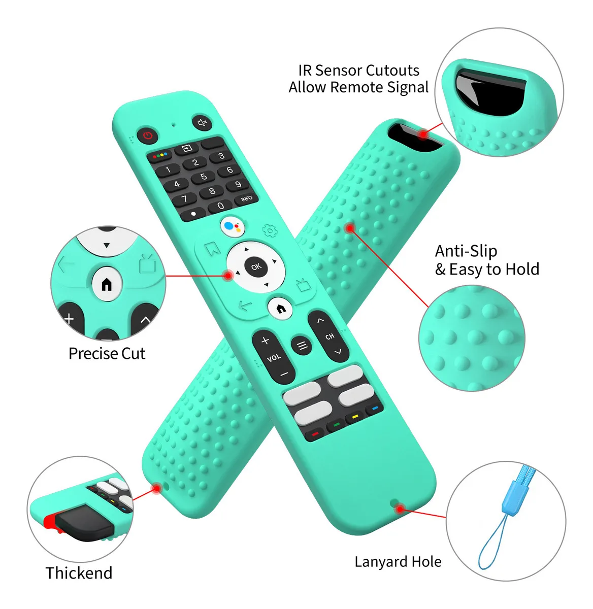 Casing Pelindung Silikon untuk Remote Control Haier Htr-u31