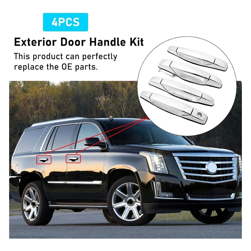 84053450 Car Door Handle For Cadillac Escalade Chevrolet Silverado Suburban Tahoe Avalanche 2007-2014 540531448 Replacement